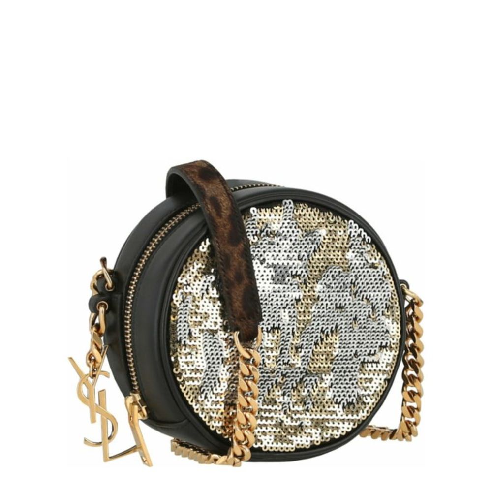 Saint Laurent Small Bubble Sequin Crossbody Bag Womens - Picture 2 of 5